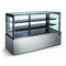 Stainless Steel Refrigerated Bakery Display Case , Bakery Fridge Display